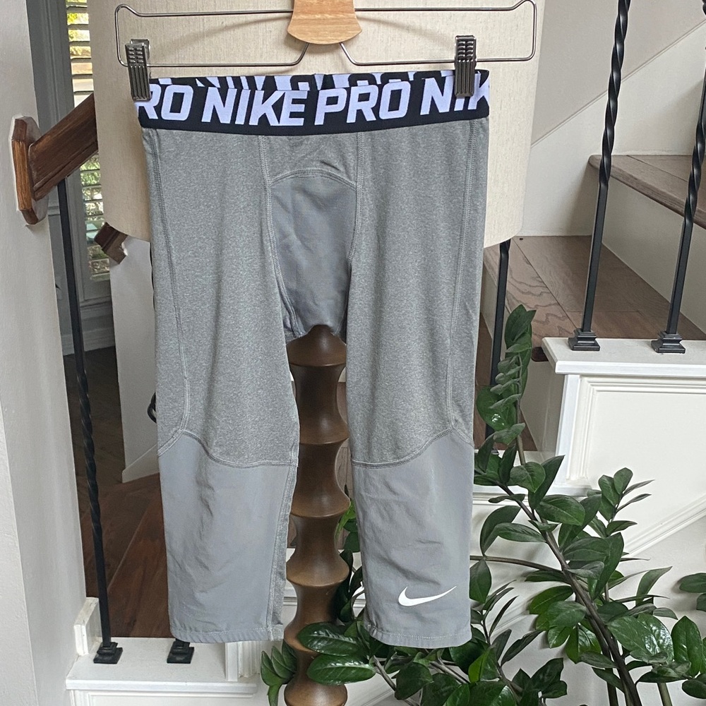 Nike Kids Gray Performance Leggings